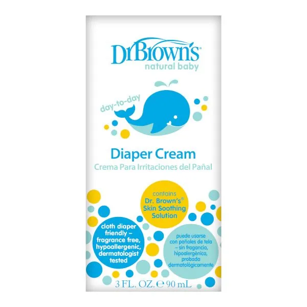 [2-Pack] Dr. Brown's Natural Baby Diaper Cream - 3 oz/90 ml