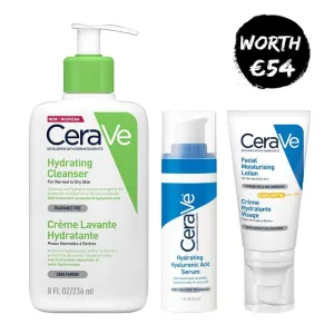 CeraVe Cleanse, Hydrate & Moisturise Trio