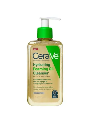 CeraVe Hydrating Foaming Oil Cleanser 473Ml For Normal To Very Dry Skin