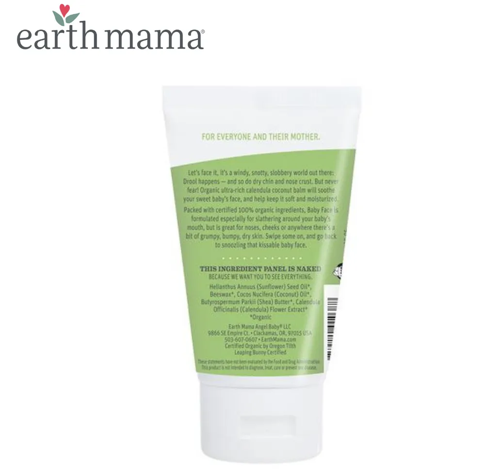 Earth Mama Organic Baby Face Nose & Cheek Balm 60ml Exp: 02/27