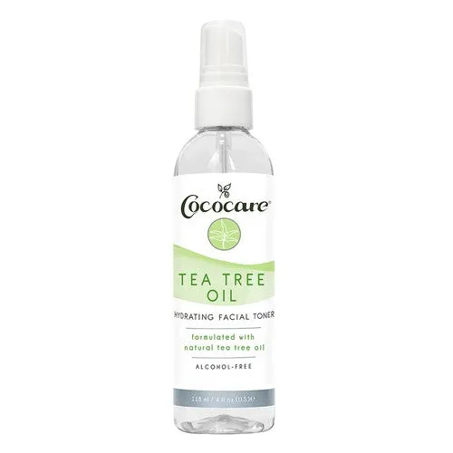 Hydrating Facial Toner Alcohol-Free Tea Tree Oil 4 Oz By CocoCare