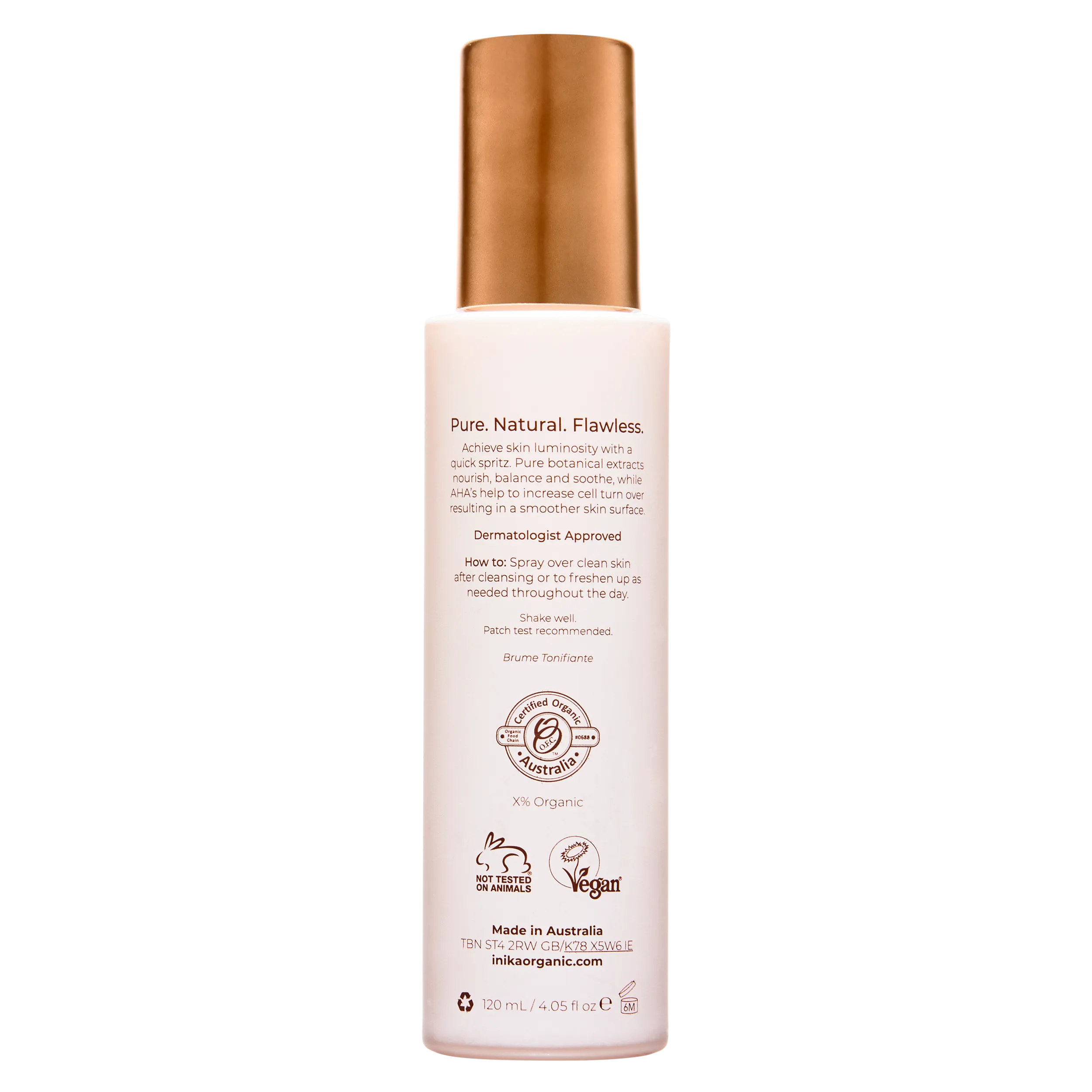 INIKA Organic - Hydrating Toning Mist