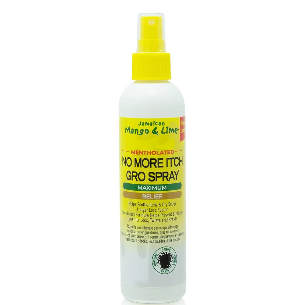 Jamaican Mango & Lime Mentholated No More Itch Gro Spray Maximum Relief 16 oz