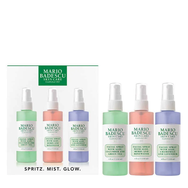 Mario Badescu Spritz.Mist.Glow Gift Set