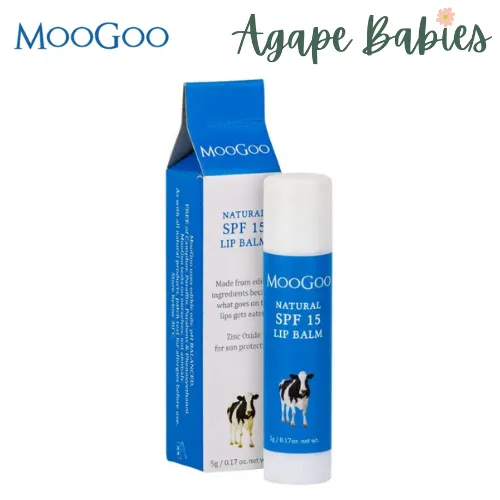 MooGoo Skincare SPF 15 Lip Balm (UV Filter Free) Exp: