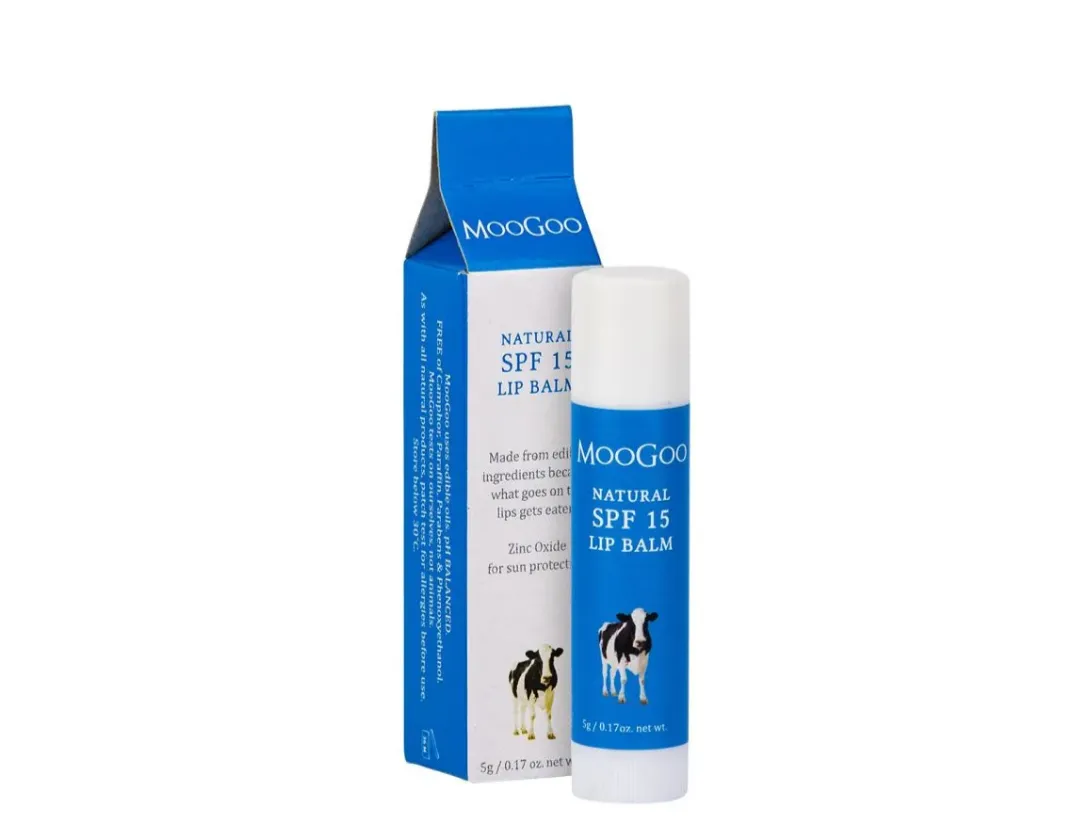 MooGoo Skincare SPF 15 Lip Balm (UV Filter Free) Exp: