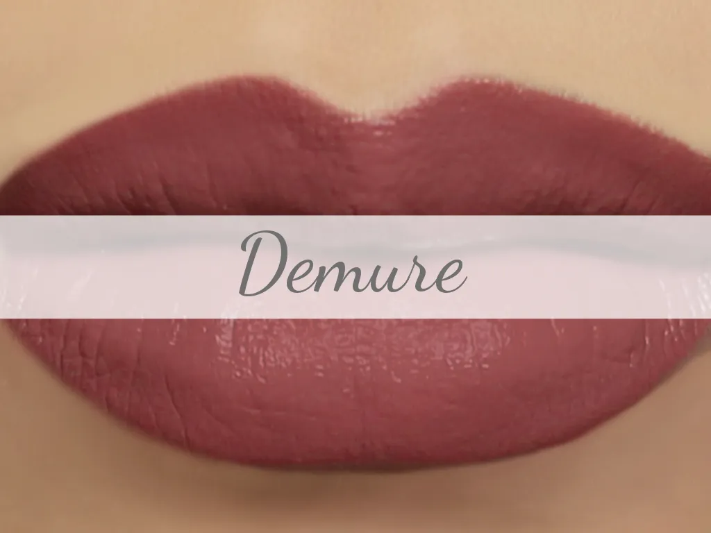 "Demure" - Matte Vegan Lipstick