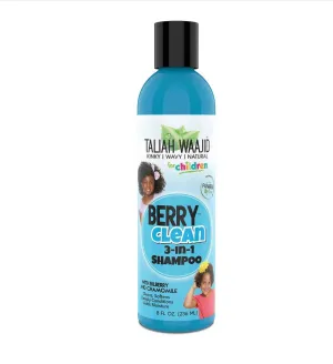 Taliah Waajid Kinky Wavy Natural Berry Clean Shampoo Conditioner 8oz